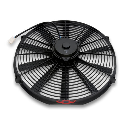 Electric Radiator Fan; High Performance Model w/Bowtie Logo; 16 Inch; 2100CFM