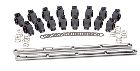 Roller Rocker Arm Set; 1.6; Shaft-Mount; MOPAR; Black; Fits BB Chrysler Engines