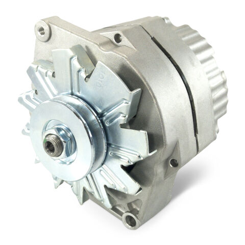 Alternator-100 AMP; GM Style 1-Wire Style; Natural Finish; 100% New