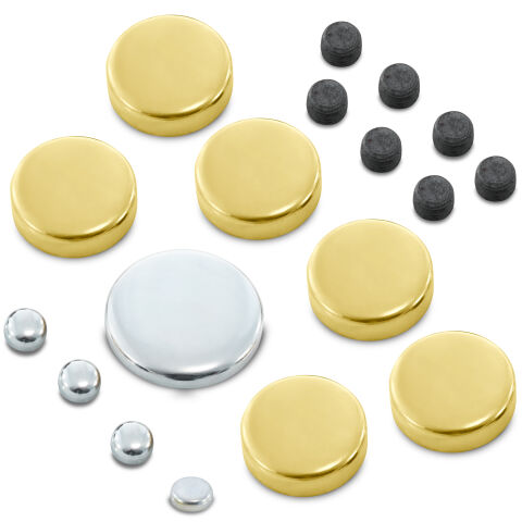 Brass Freeze Plug Kit; For Big Block Chevy 396-454 Engines; All Sizes Included