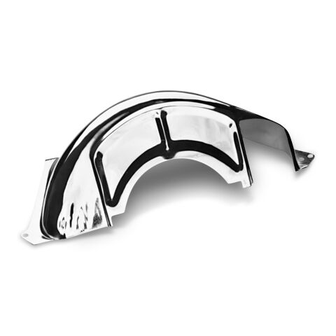 Flywheel Cover; Chrome; Fit all GM 350/400 Transmissions