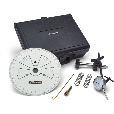 Camshaft Degree Wheel Kit; Universal Model; 9 Inch Wheel with Dial Indicator