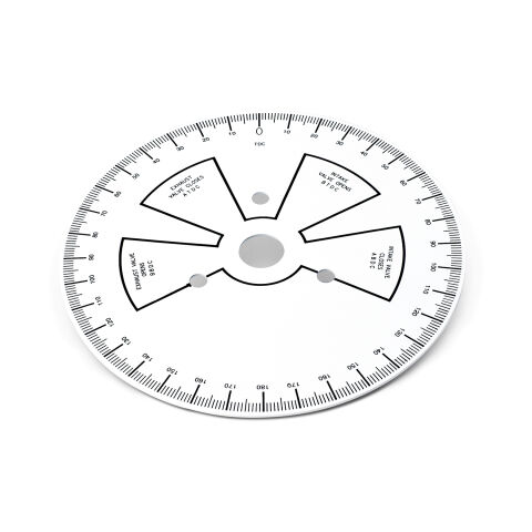 Camshaft Degree Wheel; 9 Inch Diameter; With Instructions