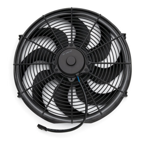 Electric Radiator Fan; Universal High Perf. S-Blade Model; 16 Inch; 2100CFM