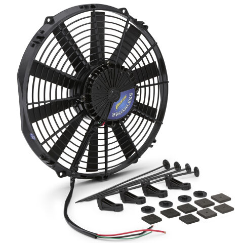Brushless Electric Radiator Fan; Universal; 12 Volt; 12 Inch; 2100 CFM
