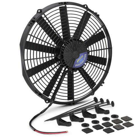 Brushless Electric Radiator Fan; Universal; 12 Volt; 14 Inch; 2900 CFM