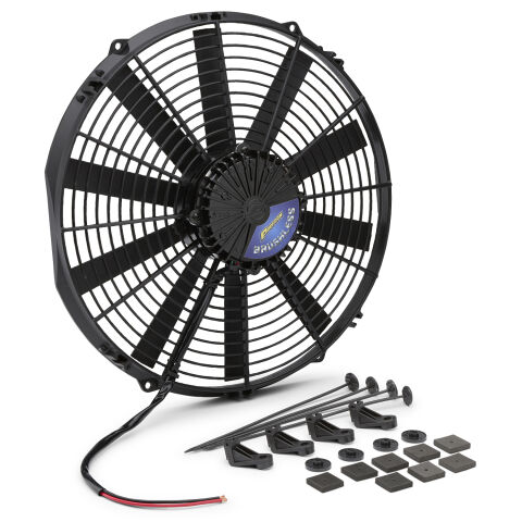 Brushless Electric Radiator Fan; Universal; 12 Volt; 16 Inch; 3400 CFM