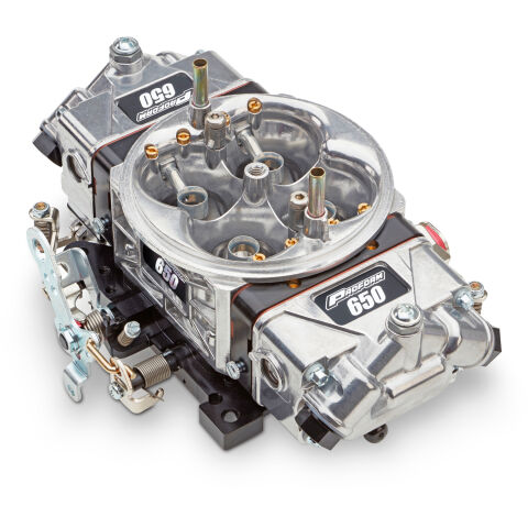 Engine Carburetor; Race Series; 650 CFM; Circle Track; Alcohol; Mech. Secondary