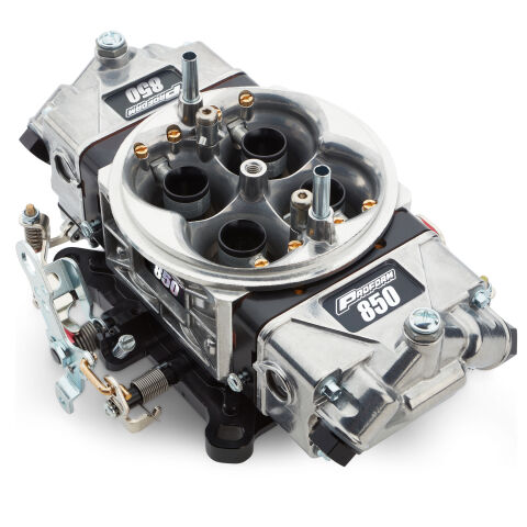 Engine Carburetor; Race Series; 850 CFM; Gas/Drag; Annular Boosters; Mech Sec.