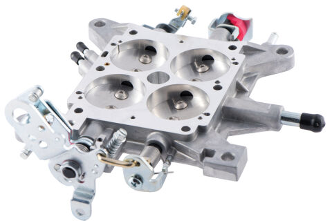 Carburetor Throttle Base Plate; 4150 Model; 650/700/750/800 CFM Mech. Sec. Carb