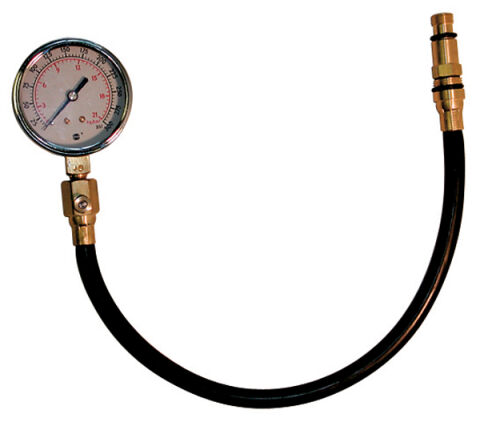 Oil Pressure Tester; 0-100 PSI; Fits Domestic and Foreign Engines; 24in. Hose