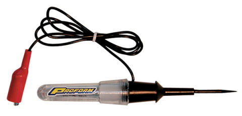 Circuit Tester for 12 Volt and 6 Volt Systems; Probe Style; Bulb Included