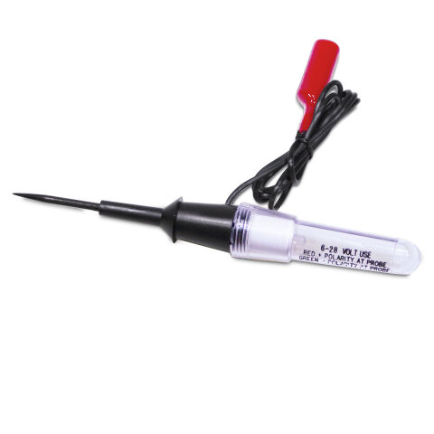 Circuit Tester for 12 Volt and 6 Volt Systems; Probe Style; Bulb Included