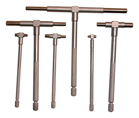Telescoping Gauge Set; Six Piece Set; 5/16in. to 6in. Range; With Carrying Case