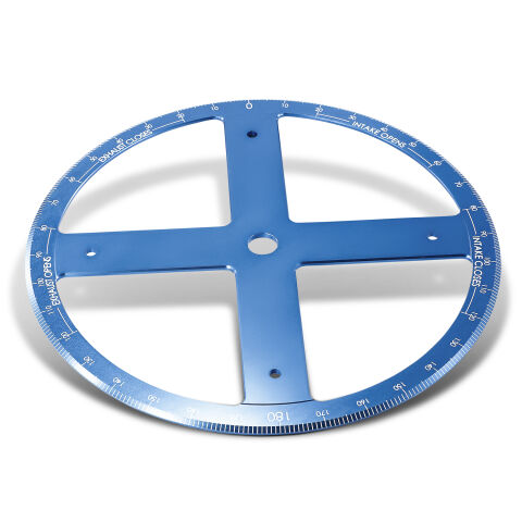 Camshaft Degree Wheel; Pro Model; 16 Inch Diameter; Blue Anodized; White Numbers