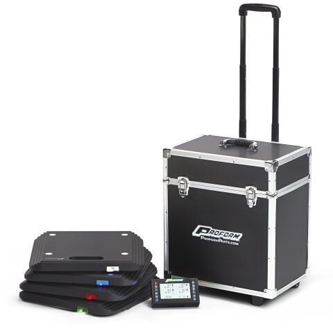 Vehicle Scale System; Wireless; 14,000LB Cap.; 3,500LB/Pad; 4 Pads; Hard Case