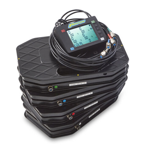 5000 lbs Wired Vehicle Scale System with Padded Hardshell Case