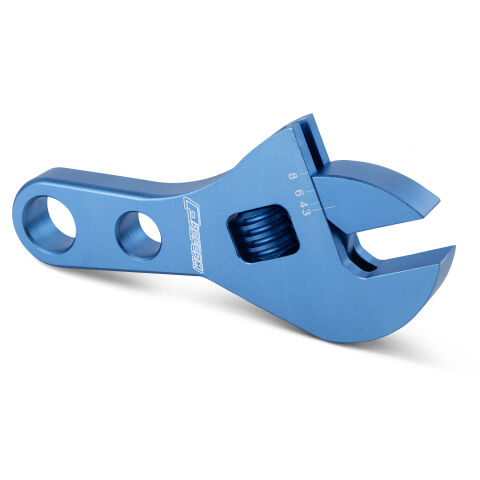 Adjustable AN Wrench; Compact Model; Fits -3AN to -8AN Size Fittings; Blue