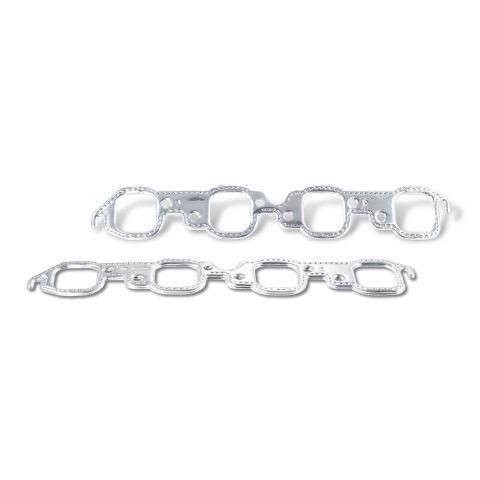 Engine Header Gasket Set; Big Block Chevy; Square Port; Aluminum Material; Pair