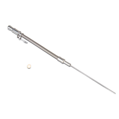 Oil Dipstick Kit; Push-In Type; Flexible Stainless; Timing Cvr; 289/302/351W