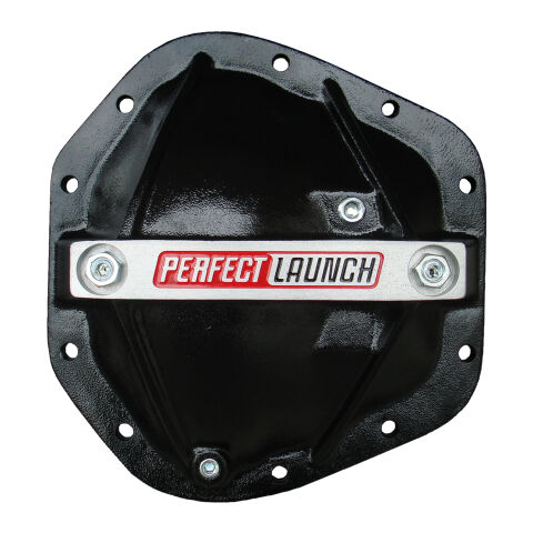 Differential Cover; Perfect Launch Model; Fits Dana 60; Aluminum; Black