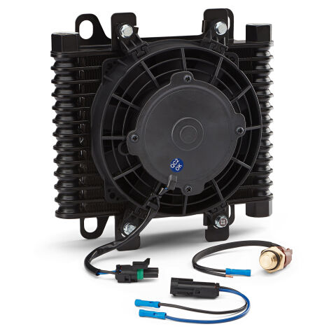 Tundra Series Oil and Transmission Cooler/Fan Combo; 13 Rows